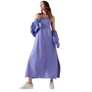 Athleta Arrival Maxi Dress Dark Adonis Blue Size XL
